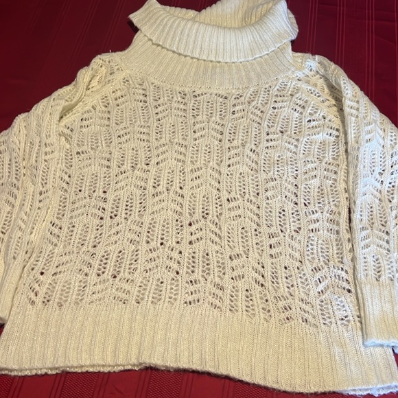 Roz & Ali Women’s sweater - cream and silver glitter - Picture 11 of 11